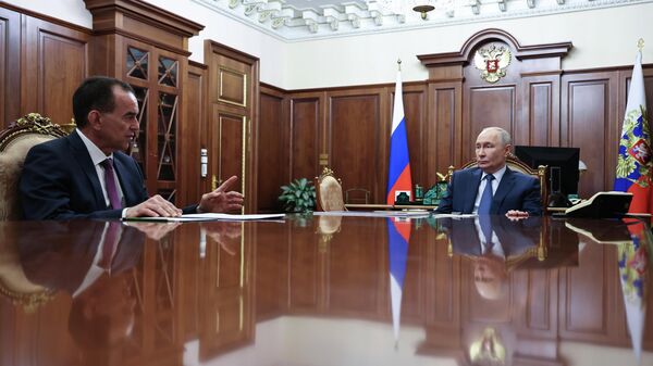 Кондратьев доложил Путину о ходе посевной кампании в Краснодарском крае