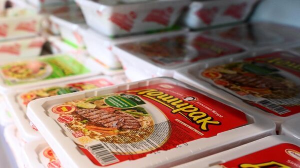 Россия в январе удвоила импорт лапши из Южной Кореи